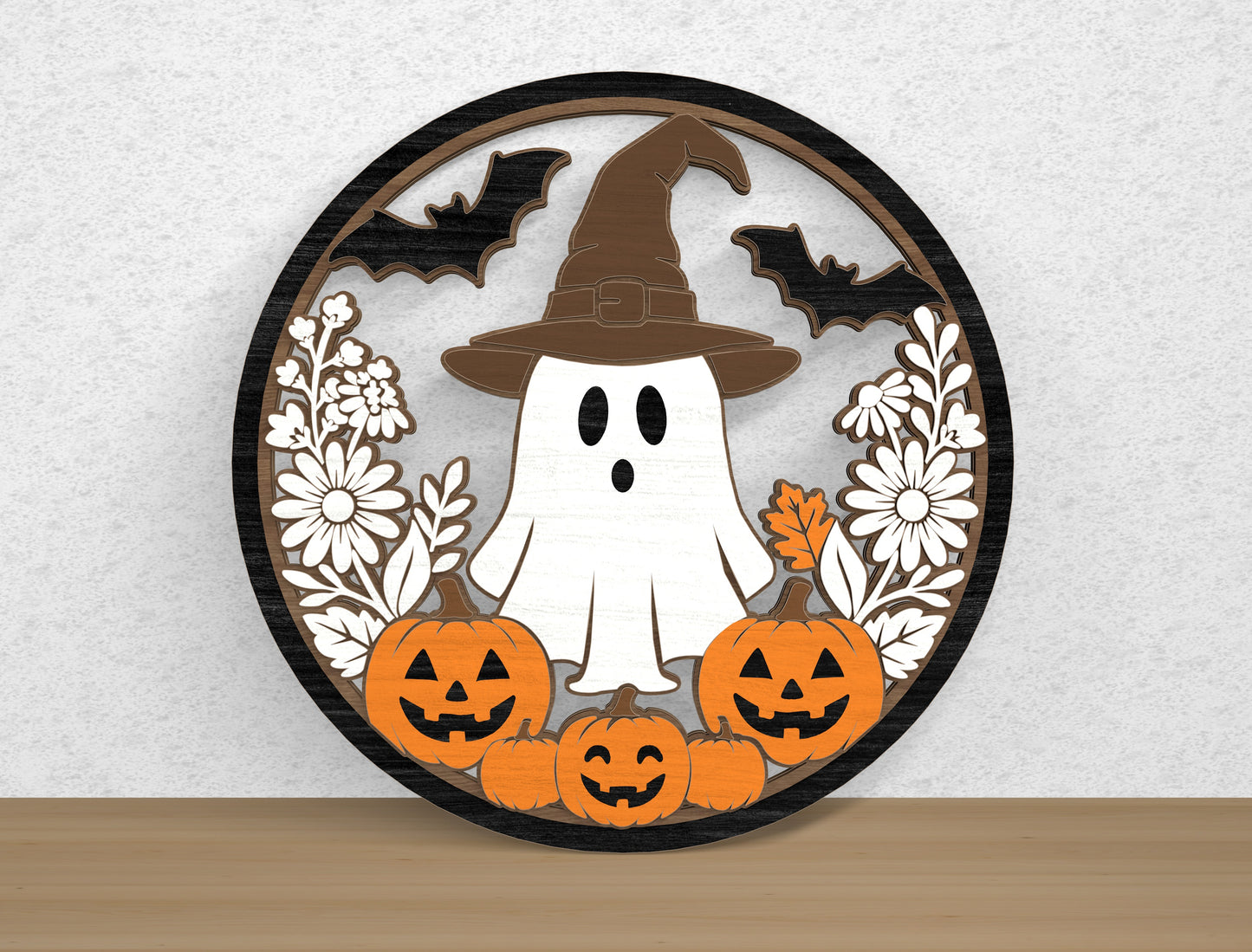 Halloween Door Hanger SVG Bundle 10 Designs for xTool Glowforge LightBurn