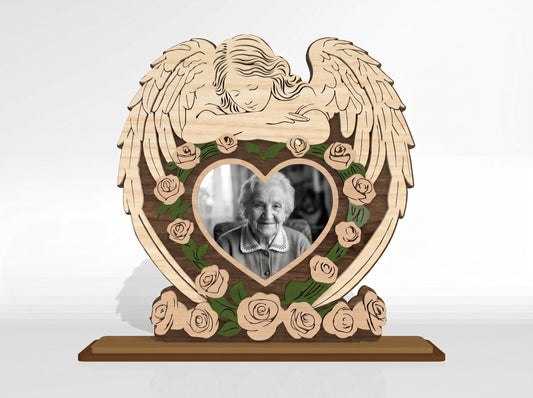 Memorial Photo Frame SVG Bundle for Glowforge, xTool, or LightBurn