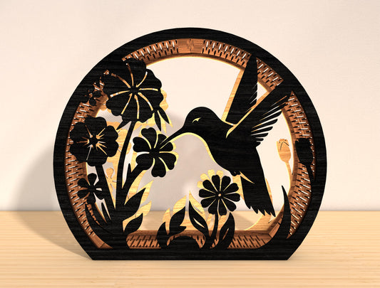 Wildlife Lantern SVG Bundle Laser Cut File for LightBurn and Glowforge