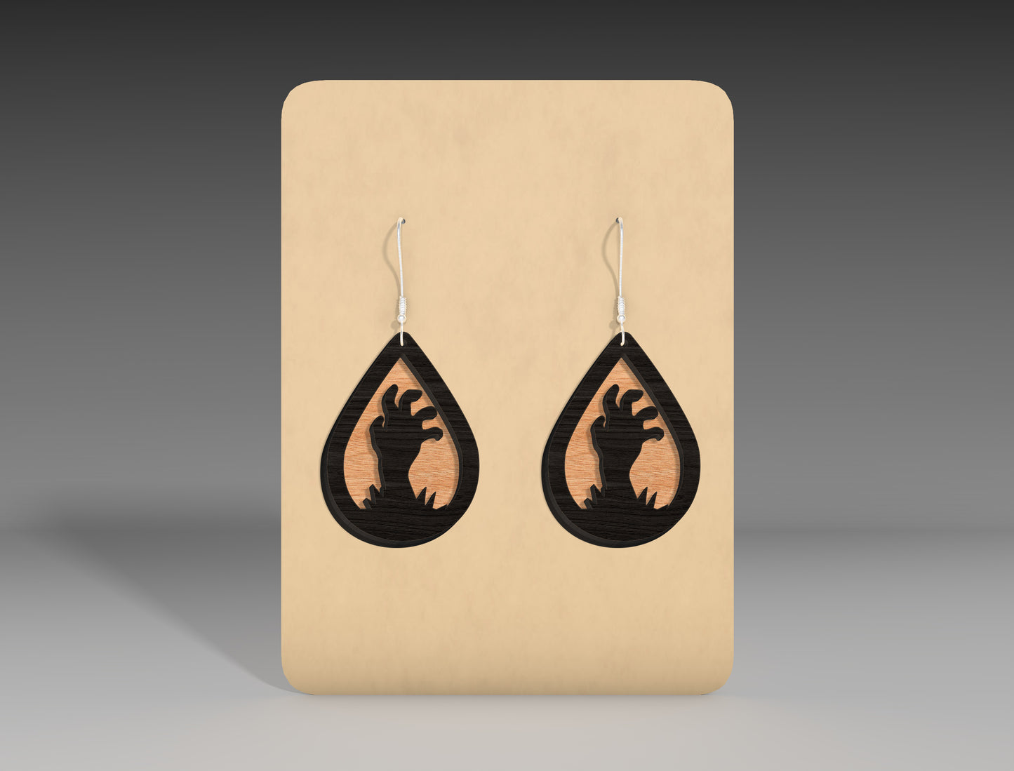 Halloween Teardrop Earrings SVG Bundle 12 Designs for Glowforge xTool LightBurn