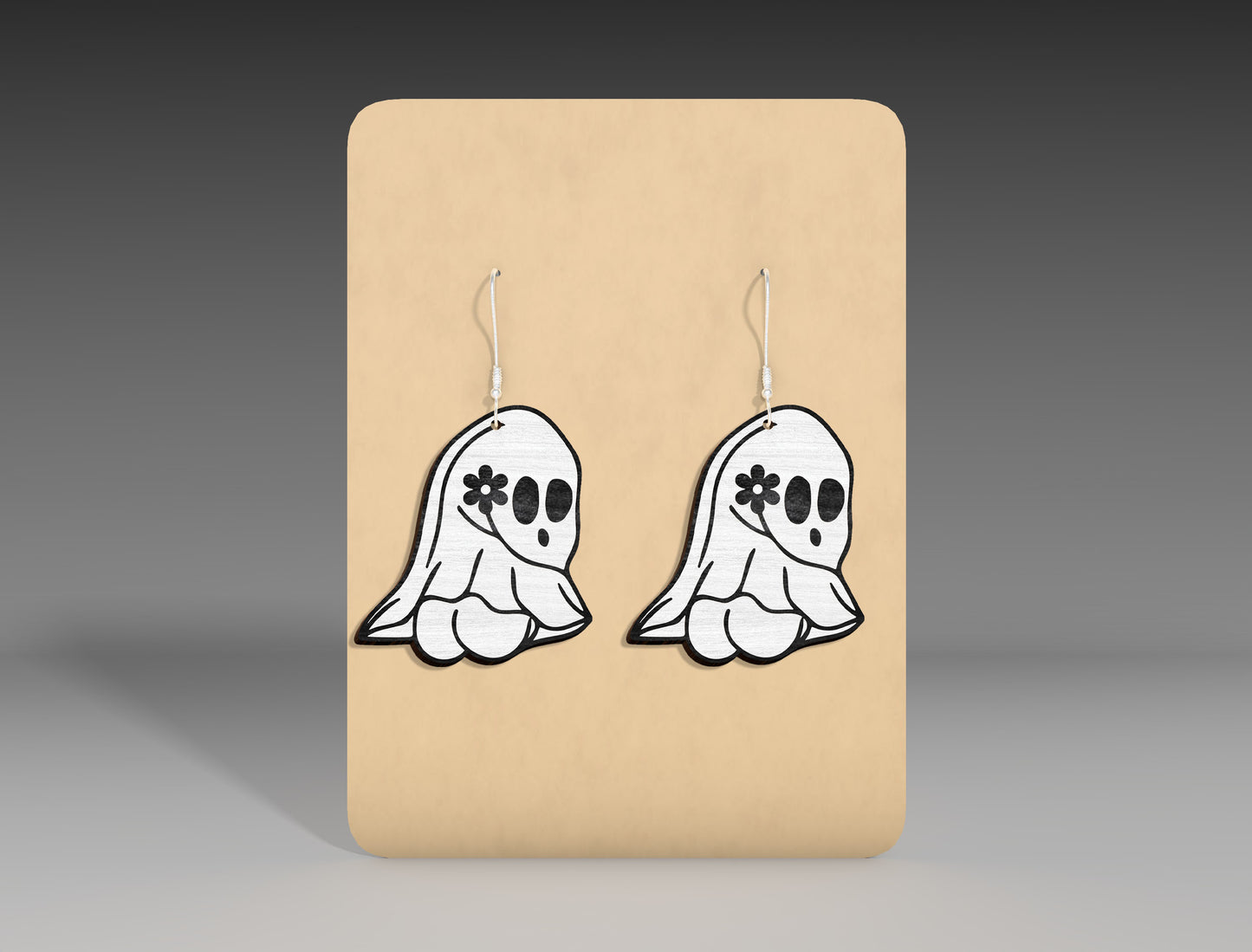 Halloween Stud Earrings SVG Bundle 9 Designs for LightBurn Glowforge xTool
