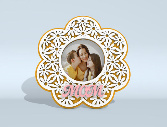 Intricate Pattern Photo Frame SVG Bundle Mother's Day for Glowforge