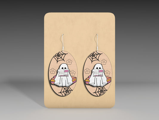 Halloween Pumpkin Ghost Earrings SVG Bundle 3 Designs for xTool Glowforge LightBurn