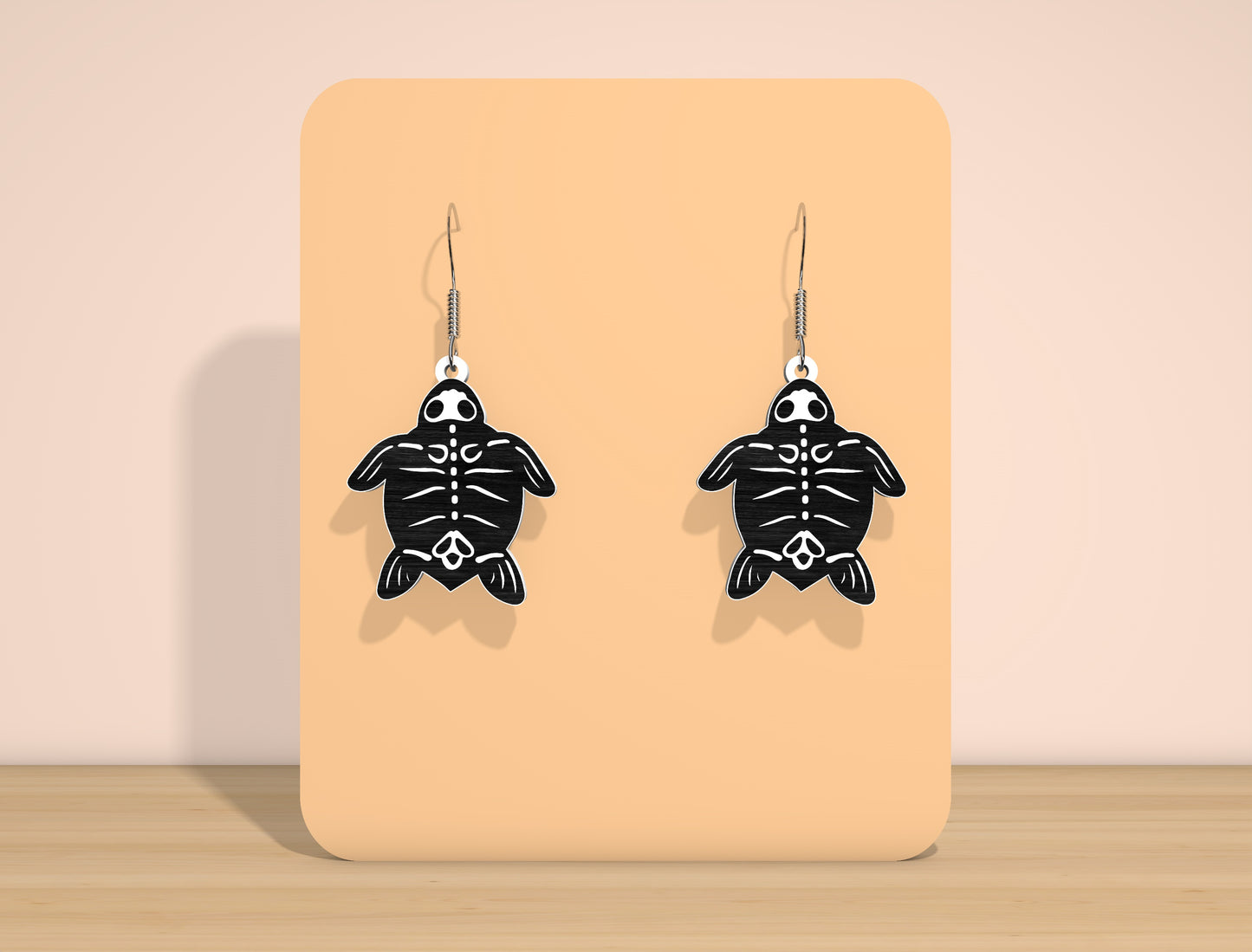 Halloween Ocean Skeleton Earrings SVG Bundle for Glowforge xTool LightBurn