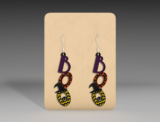 Halloween Pumpkin Gnome Earrings SVG Bundle 3 Designs for Glowforge xTool LightBurn