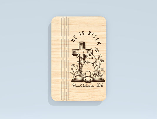 Easter Money Holder Gift Box SVG Religious Bunny for Glowforge and xTool