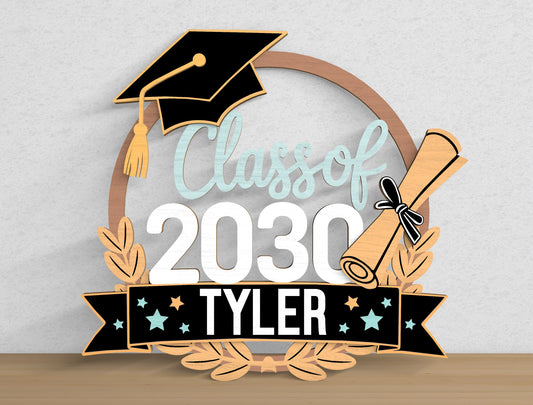 Personalized Graduation Door Decor SVG for Glowforge and LightBurn