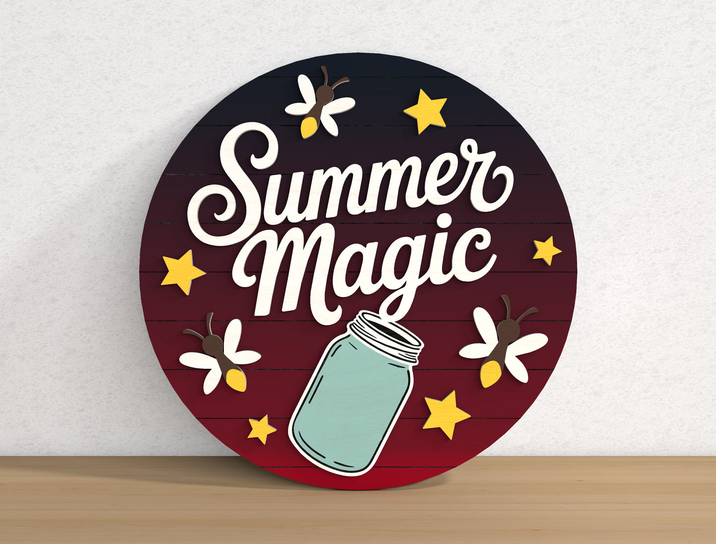 Hello Summer Door Hanger SVG Bundle with 9 Seasonal Sign Designs