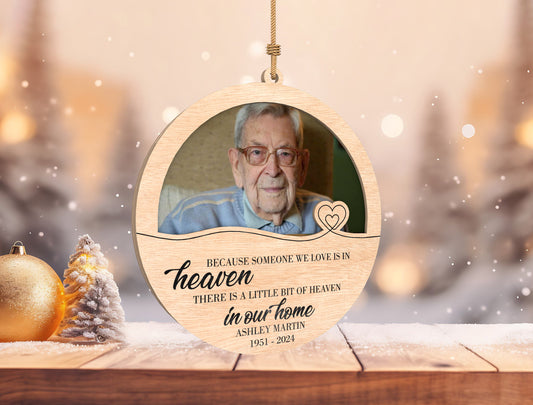 Photo Memorial Ornament SVG for xTool and Glowforge