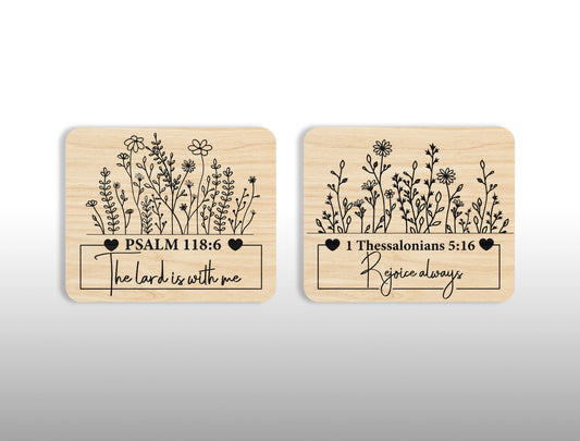 Inspirational Bible Verse Fridge Magnet SVG Bundle for Glowforge and xTool