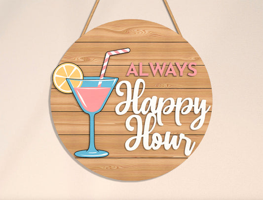 Summer Bar Sign Bundle SVG Laser Cut File for Glowforge and xTool