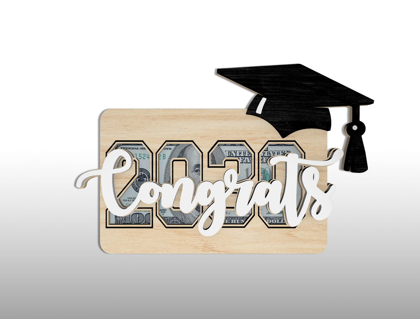 Graduation Money Holder SVG Bundle for LightBurn and Glowforge