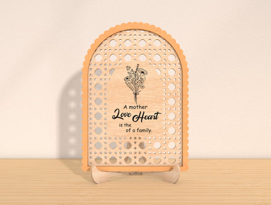 Mother's Day Floral Arch Sign SVG Bundle for Glowforge and xTool
