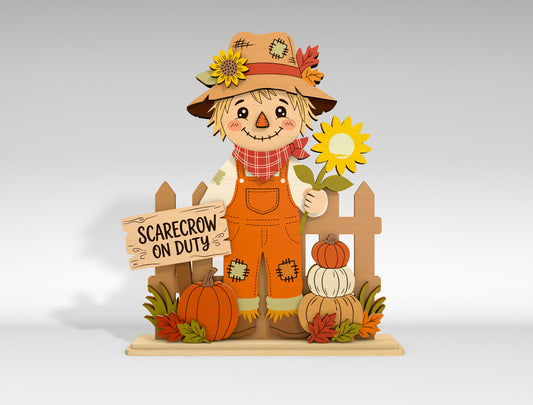 Thanksgiving Fall Scene SVG Bundle for Glowforge xTool LightBurn 5 Designs
