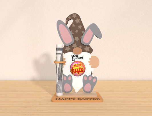 Personalized Bunny Money Holder SVG Bundle 5 Designs for Glowforge and xTool