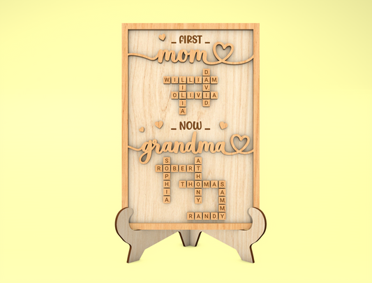 Baby Birth Stats Name Sign SVG Bundle for Glowforge and xTool