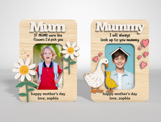 Cute Mom Photo Magnet SVG Pizza Quote Bundle for Glowforge and xTool