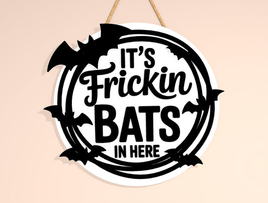 Halloween Round Door Hanger SVG Bundle for Glowforge xTool LightBurn 6 Designs