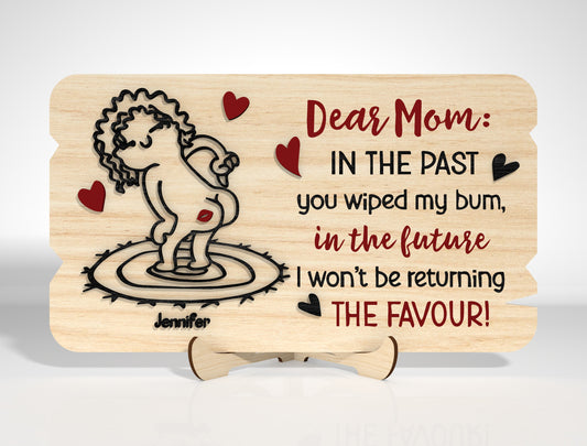 Funny Mom Wooden Sign SVG Bundle for Glowforge and xTool