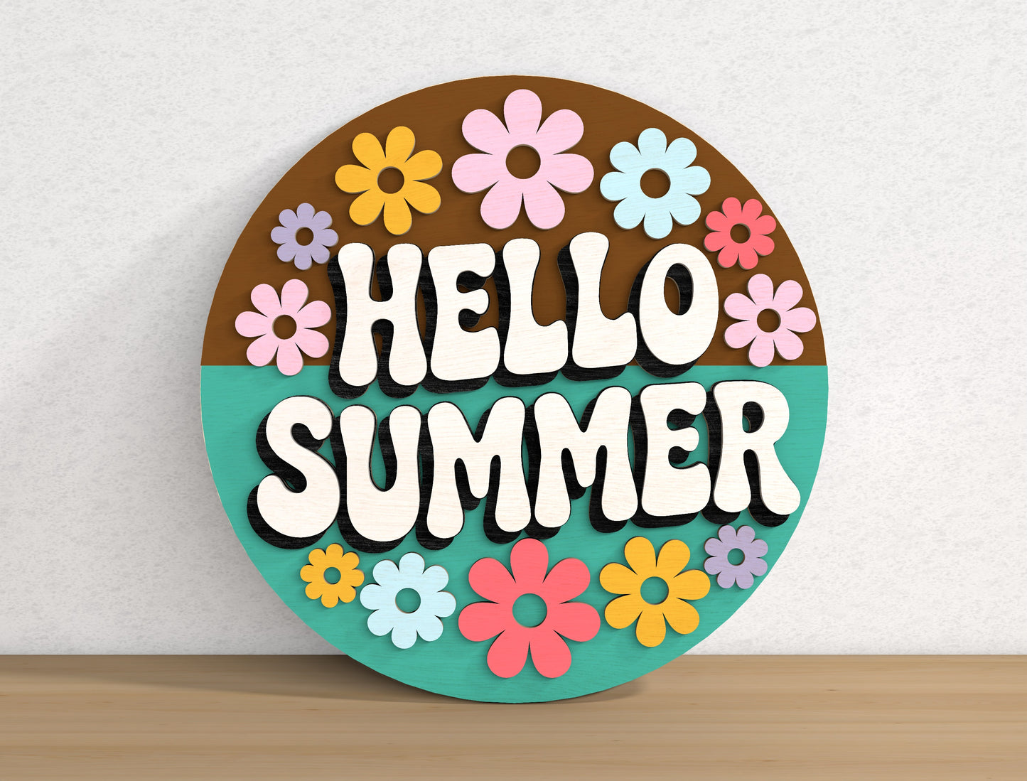 Summer Door Hanger SVG Bundle with Hey Silly Goose Sign Designs