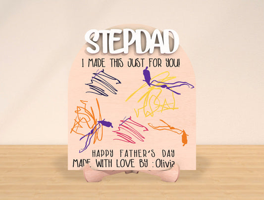 Father’s Day Drawing Sign SVG Laser Cut File for Glowforge and xTool