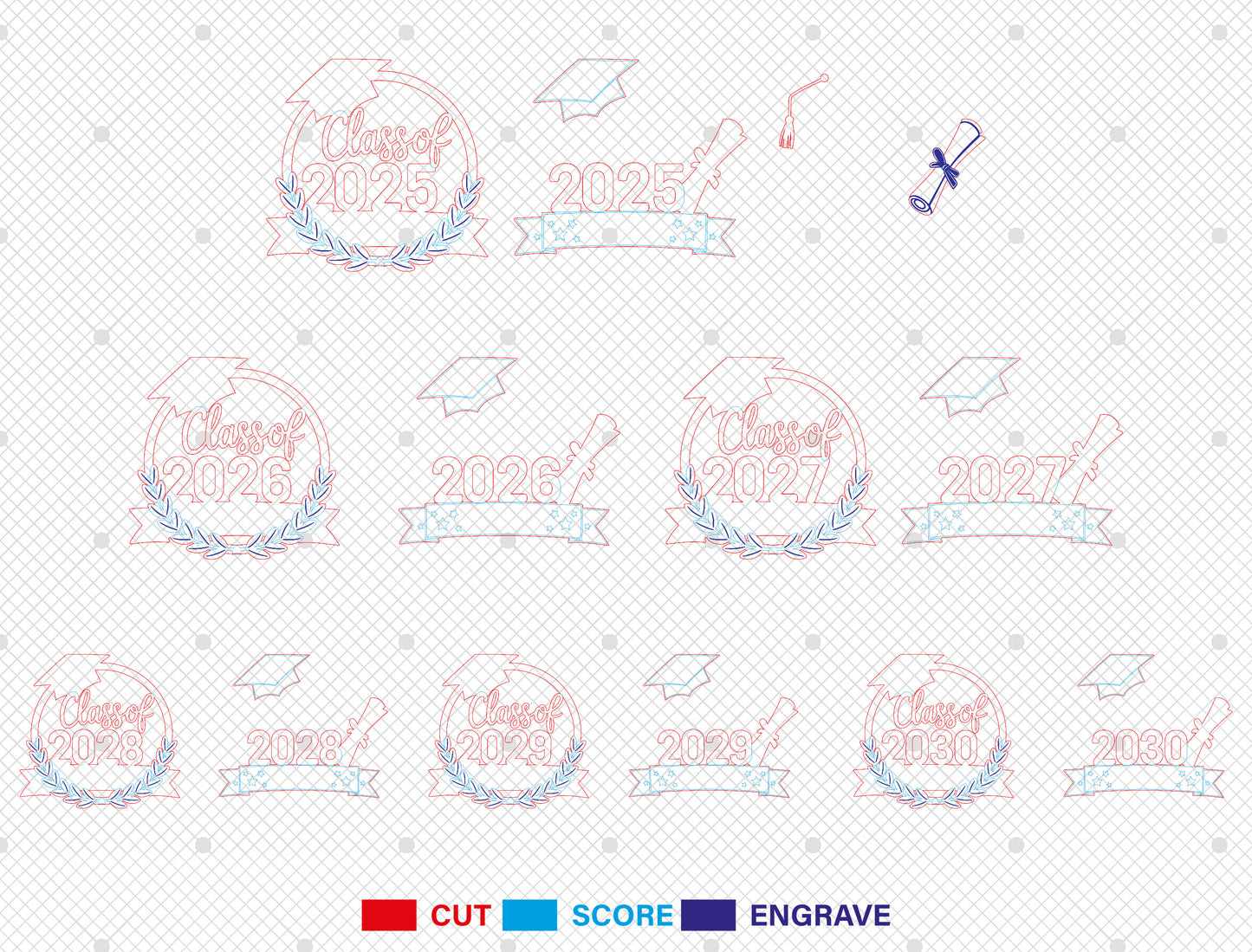 Personalized Graduation Door Decor SVG for Glowforge and LightBurn