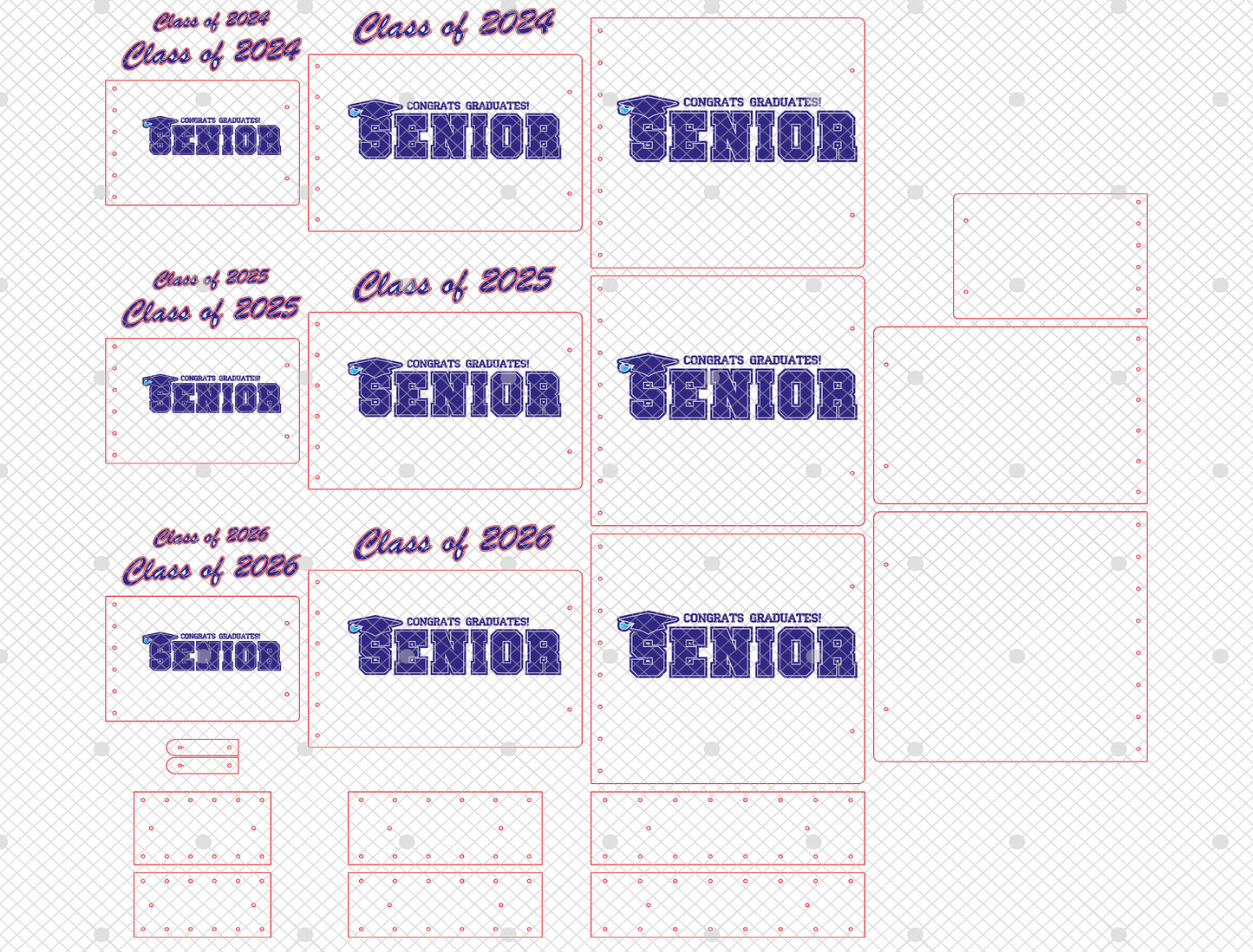Senior Graduation Album SVG Laser Cut File for xTool and Glowforge