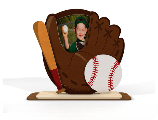 Baseball Photo Magnet SVG Bundle for Dad Laser Cut File