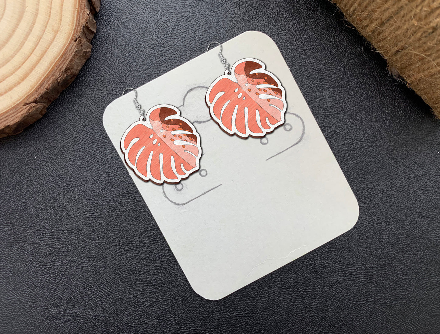 Boho Summer Earrings SVG Bundle for Glowforge and xTool