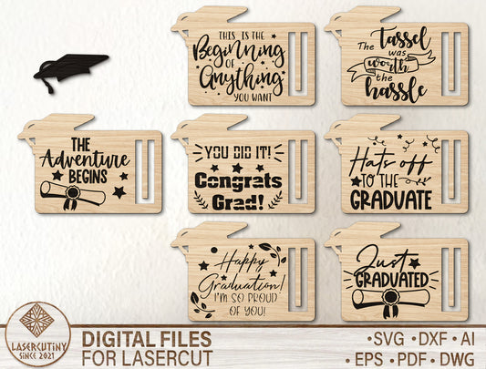 Graduation Cash Gift Card SVG for Glowforge and LightBurn