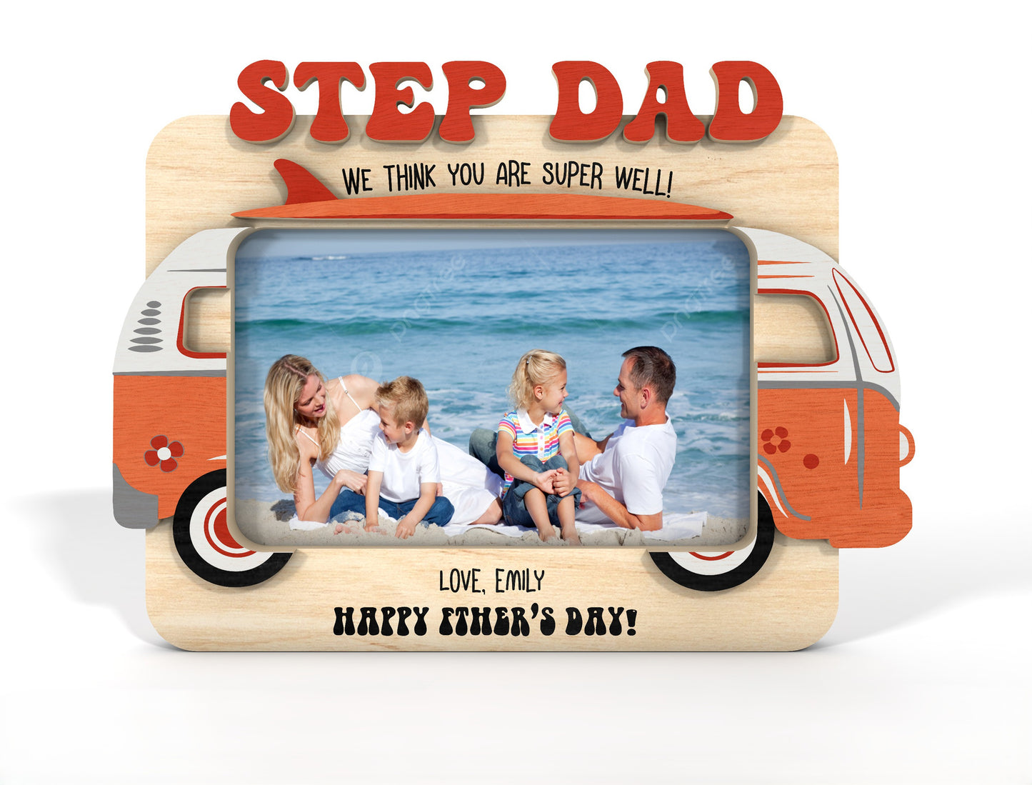 Father's Day Photo Magnet SVG Bundle Laser Cut File for xTool and Glowforge