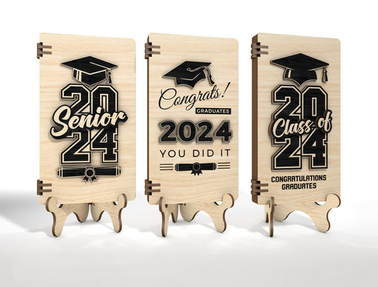 Graduation Money Gift Card SVG for xTool and Glowforge