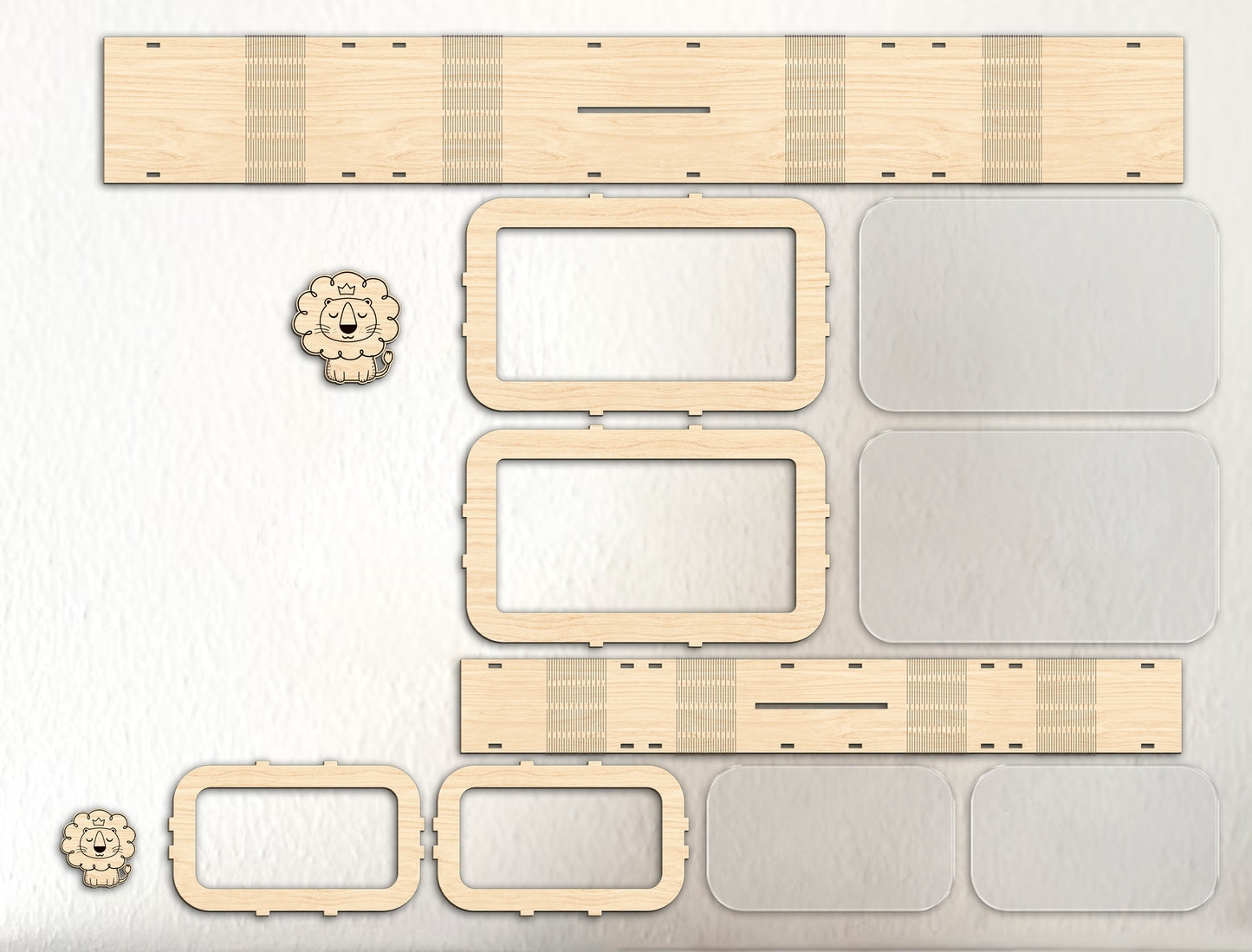 Personalized Animal Money Box SVG Laser Cut File for Glowforge and xTool
