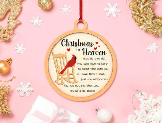 Christmas in Heaven Ornament SVG Bundle for xTool and Glowforge
