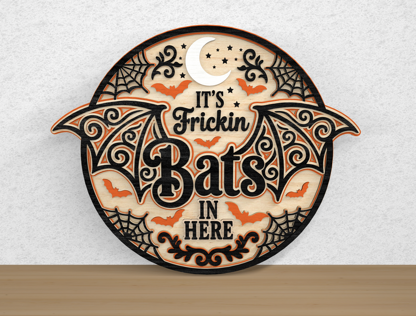 Halloween Door Hanger SVG Bundle 10 Designs for xTool Glowforge LightBurn
