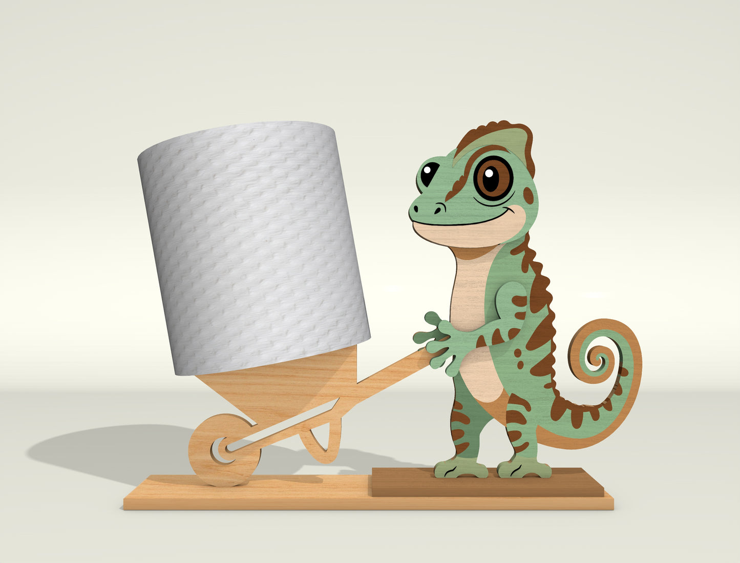 Animal Toilet Holder SVG Bundle for Glowforge, xTool, or LightBurn