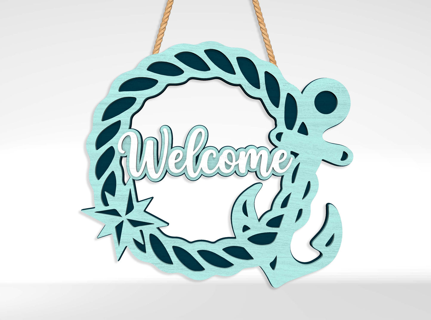 Beach Welcome Sign SVG Bundle with 10 Designs for xTool and Glowforge