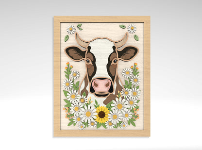 Farm Animal Wall Art SVG Bundle for Glowforge and LightBurn