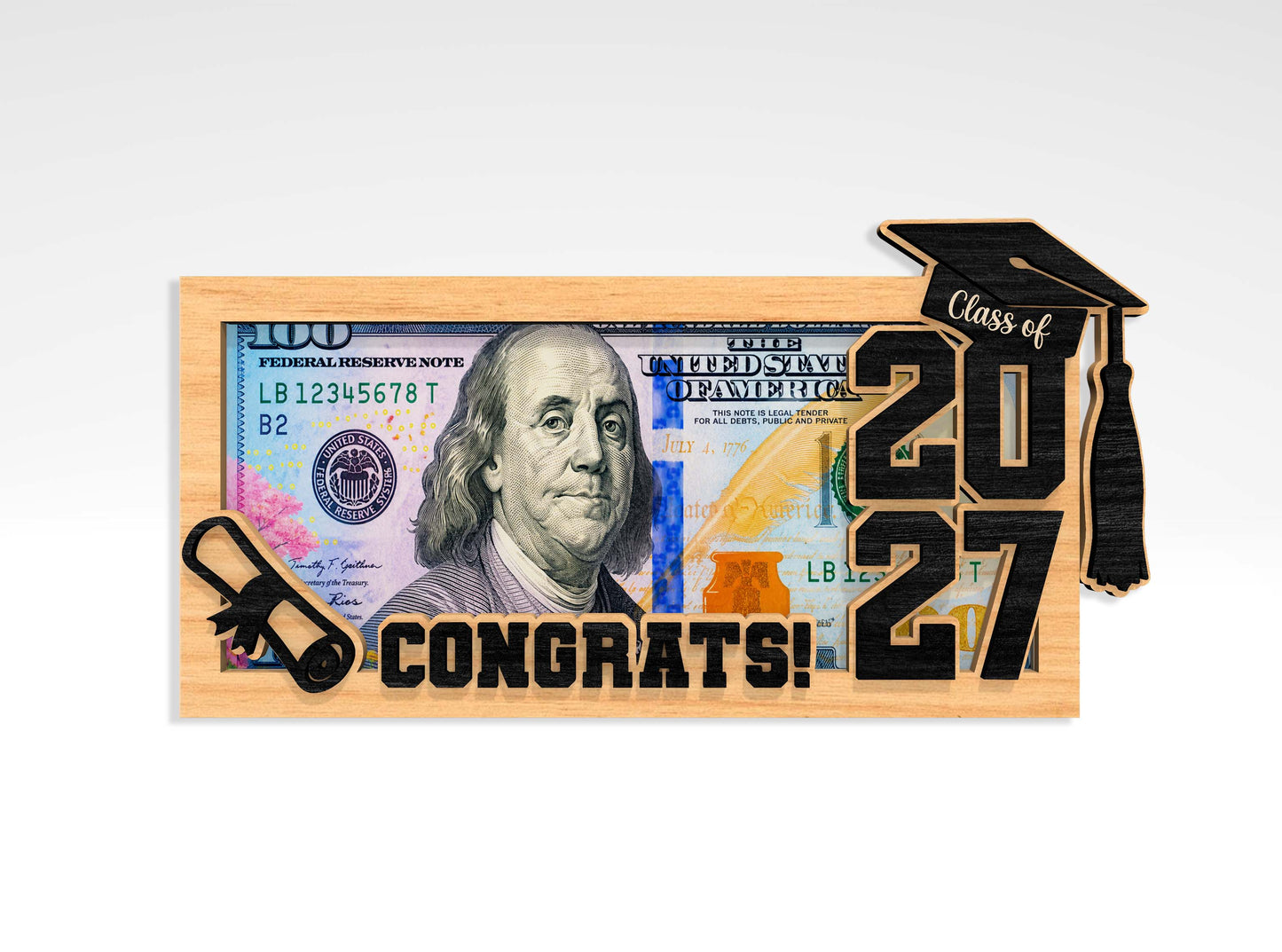 Graduation Money Holder SVG Bundle for Glowforge and xTool