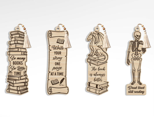 Bookmark SVG Bundle 28 Designs for Glowforge and xTool