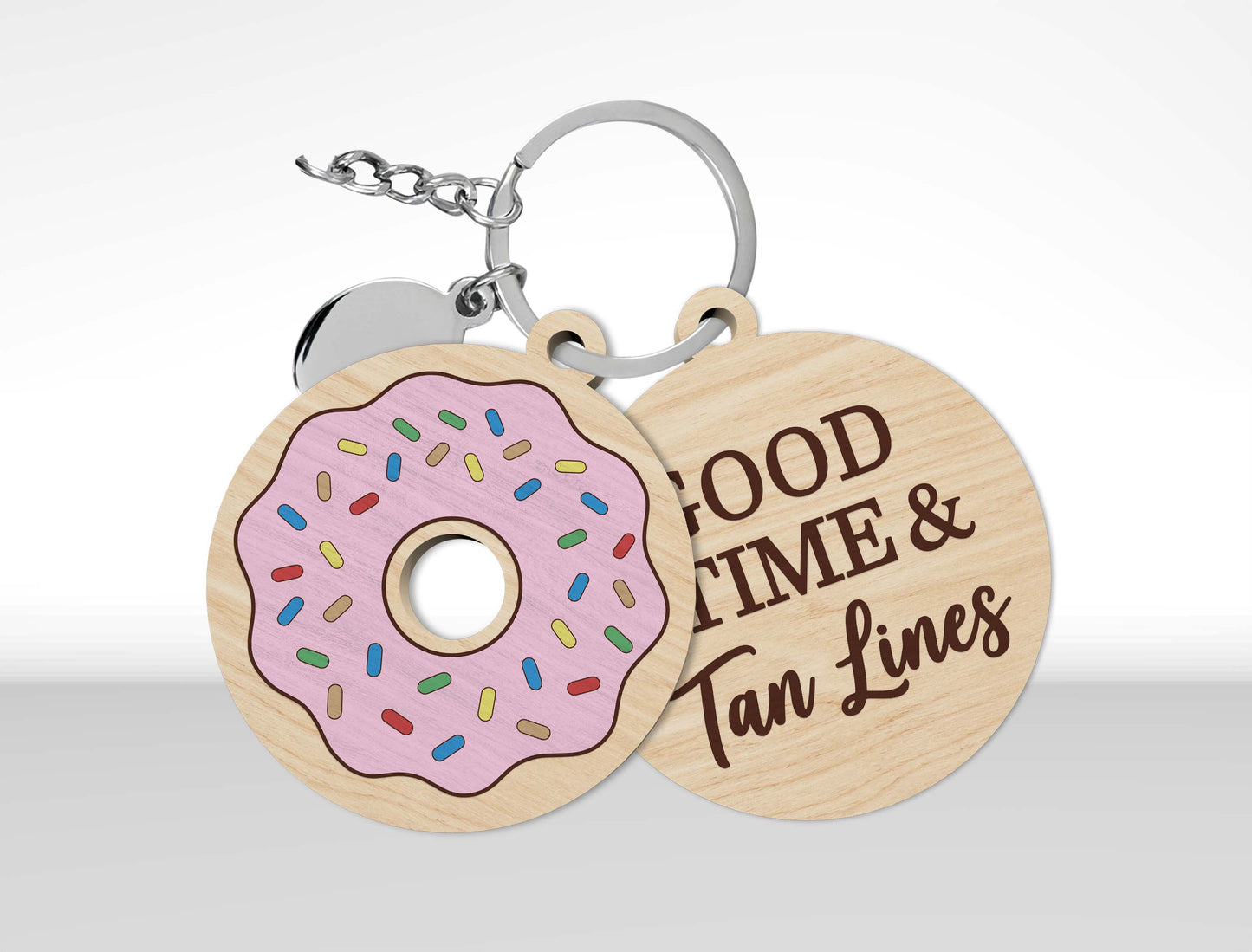 Summer Beach Keychain SVG Bundle Laser Cut File for Glowforge and xTool