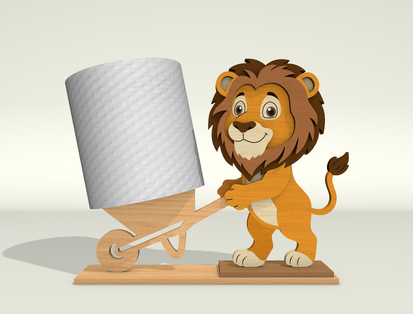 Animal Toilet Holder SVG Bundle for Glowforge, xTool, or LightBurn