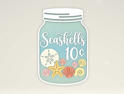 Summer Mason Jar Sign SVG Bundle for Glowforge and LightBurn
