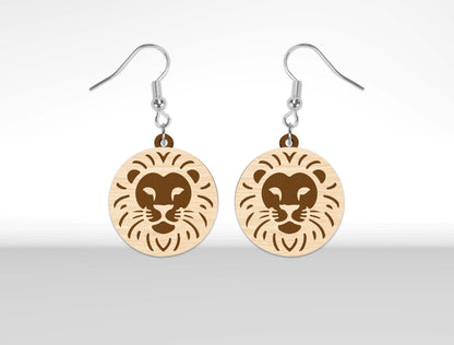 Wooden Animal Earrings SVG Bundle for xTool and Glowforge