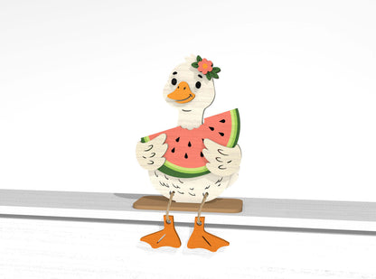 Summer Shelf Sitter SVG Bundle for Glowforge, xTool, or LightBurn