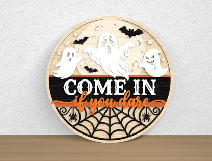 Halloween Welcome Sign SVG Bundle 10 Designs for LightBurn Glowforge xTool