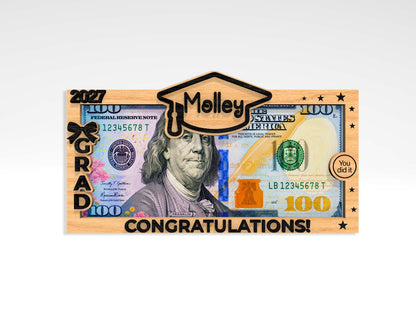 Graduation Money Holder SVG Bundle for Glowforge and xTool