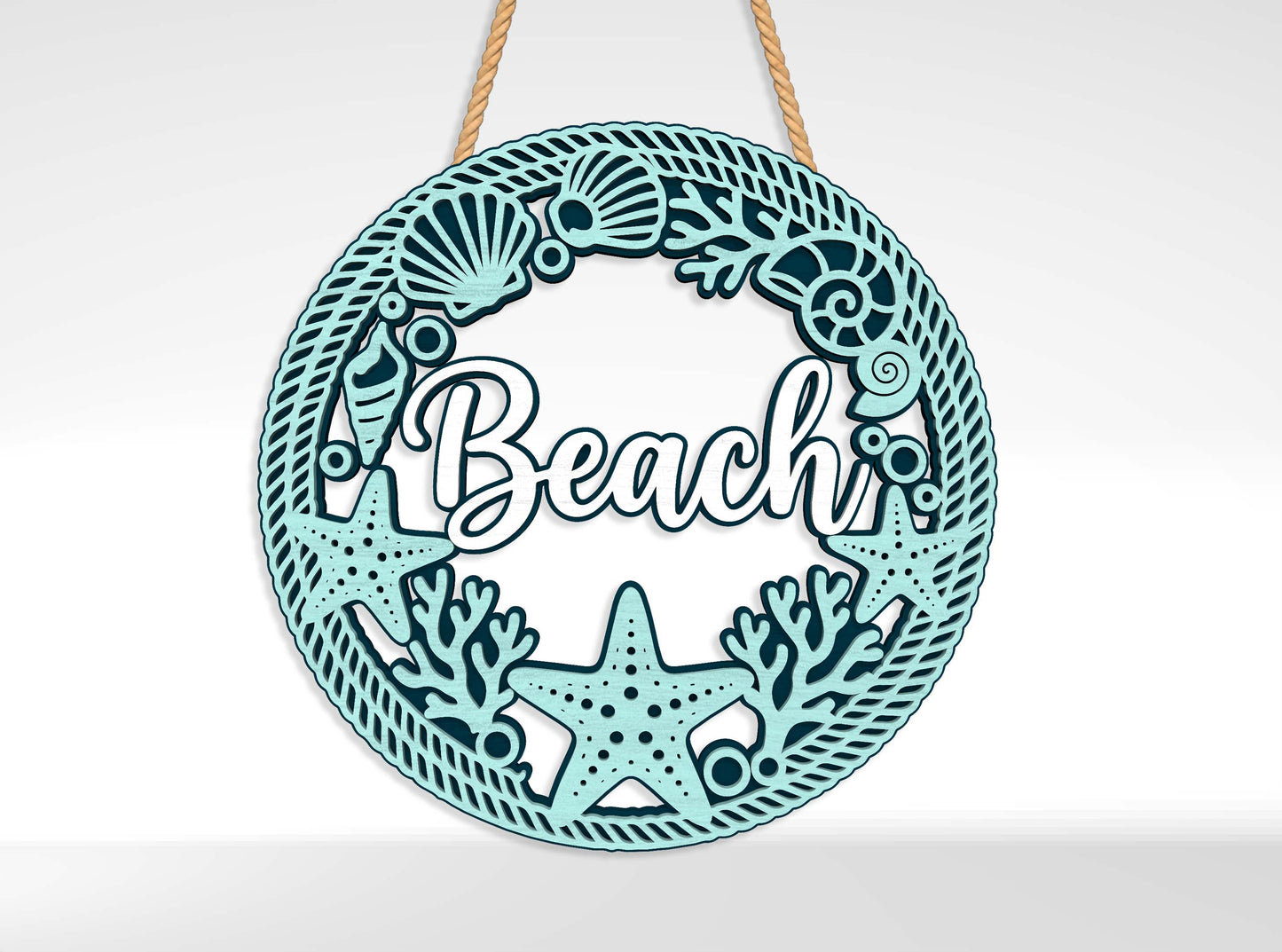 Beach Welcome Sign SVG Bundle with 10 Designs for xTool and Glowforge