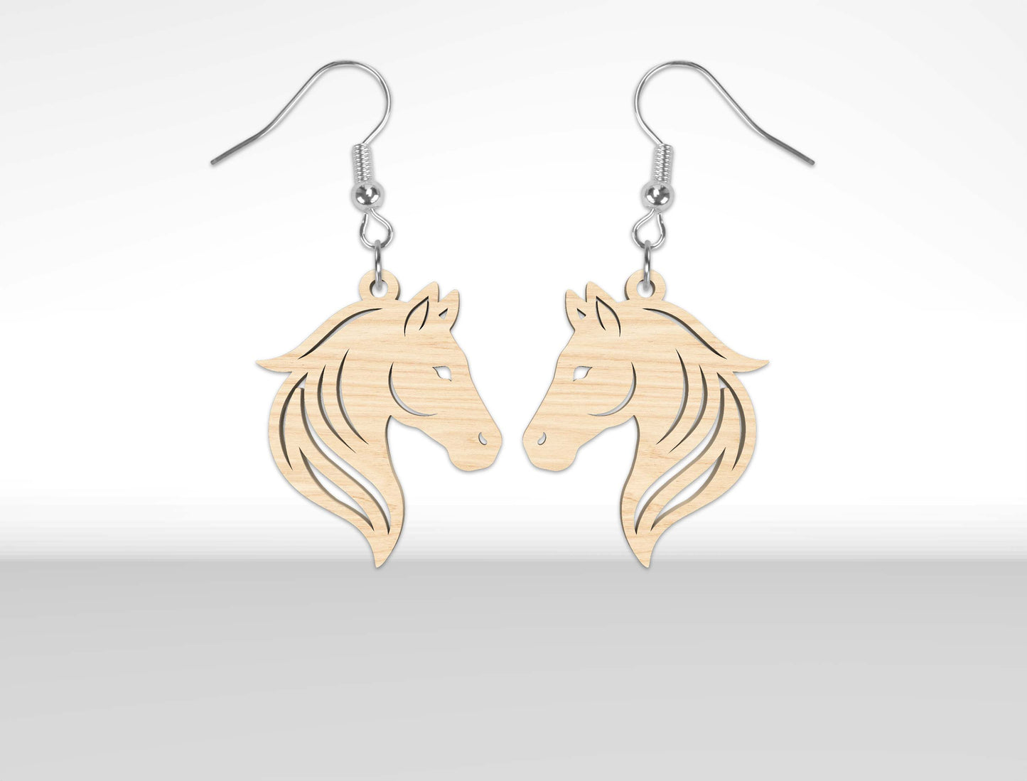 Wooden Animal Earrings SVG Bundle for xTool and Glowforge