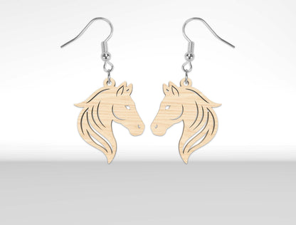 Wooden Animal Earrings SVG Bundle for xTool and Glowforge